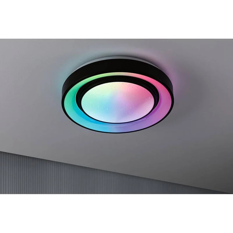 LED Deckenleuchte Rainbow Ø 37,5cm Schwarz
