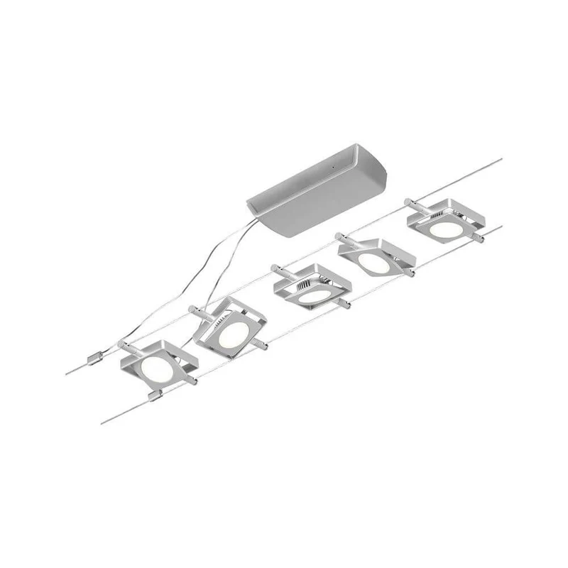CorDuo LED Seilsystem Mac Basissett Chrom-Matt
