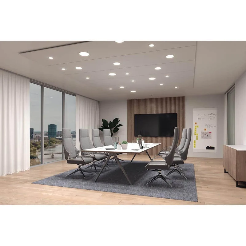 VariFit LED Einbaupanel Veluna Edge Ø 16cm Weiß Dimmbar