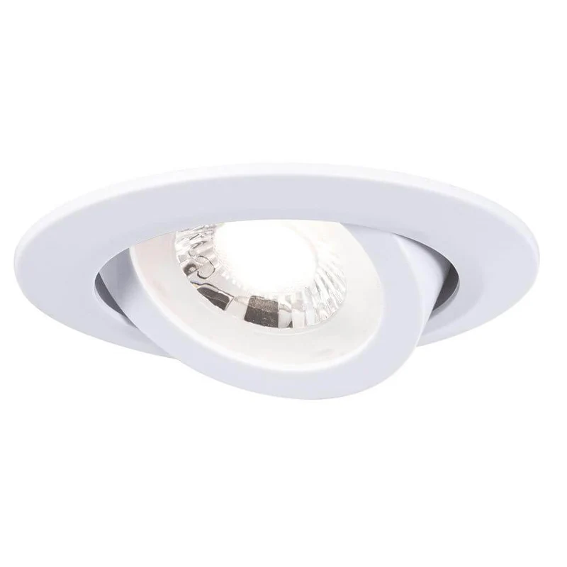 LED Einbauleuchte 3er-Set 70° Schwenkbar Weiß-Matt Ø 8,2cm