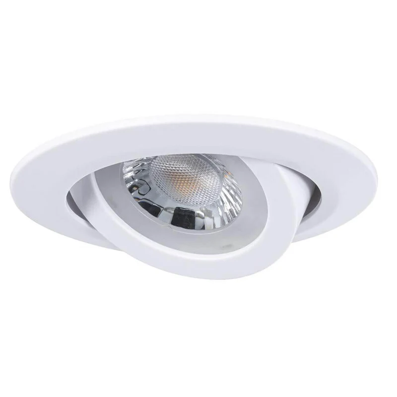 LED Einbauleuchte 3er-Set 70° Schwenkbar Weiß-Matt Ø 8,2cm