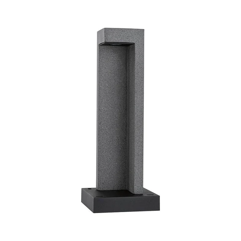 LED Pollerleuchte Concrea Schwarzer Sandstein Beton IP65