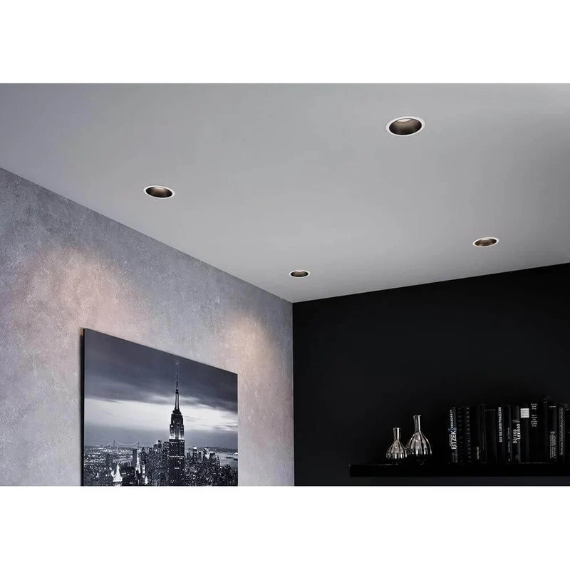 LED Einbauleuchte Cole LED Rund 8,8cm Weiß, Schwarz