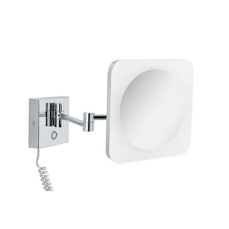 LED HomeSpa Kosmetikspiegel Jora Dim-to-Warm Chrom, Weiß
