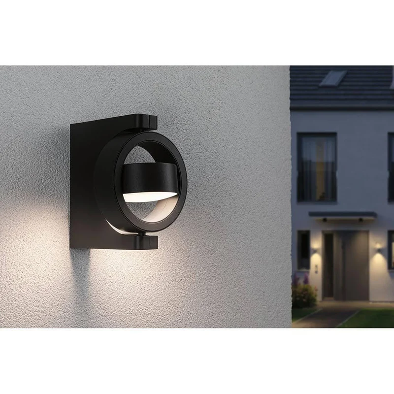 LED Außenwandlampe Swivea Anthrazit