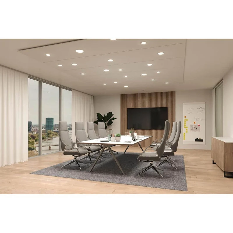 VariFit LED Einbaupanel Veluna Edge Ø 16cm Weiß