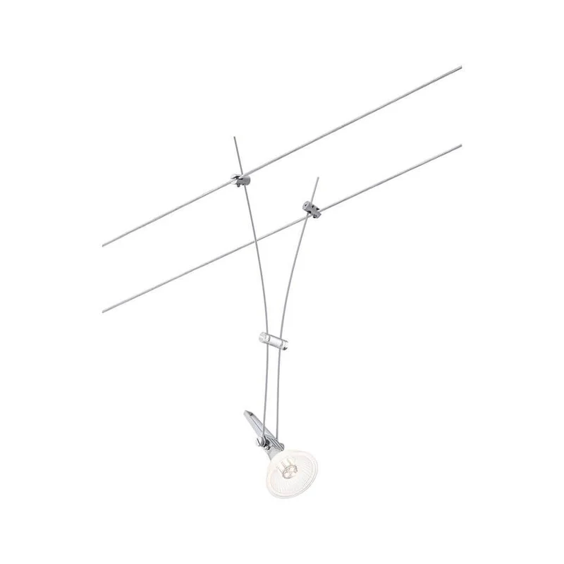 CorDuo Seilsystem Comet Einzelspot Chrom-Matt