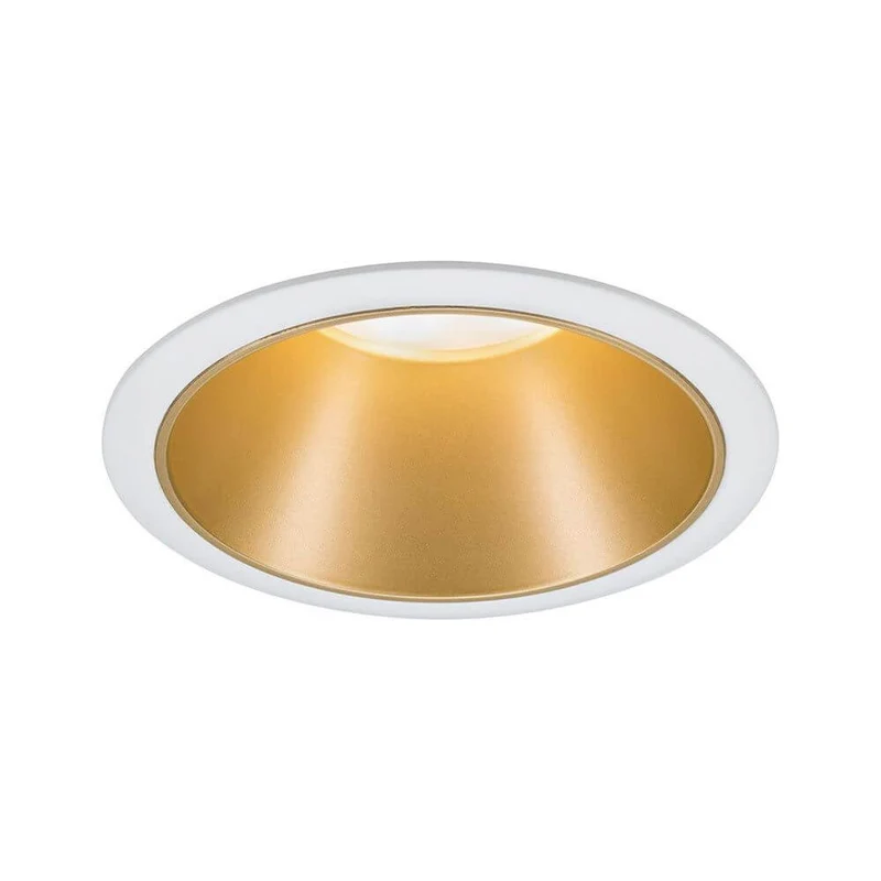 Einbauleuchte Cole 8,8cm Weiß-Matt, Gold