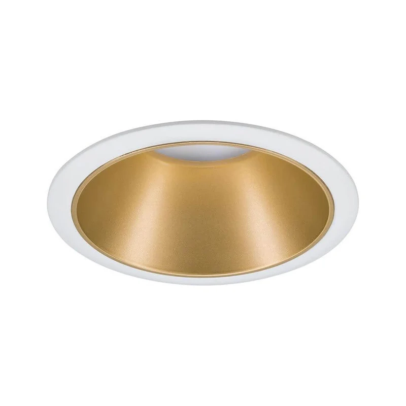 Einbauleuchte Cole 8,8cm Weiß-Matt, Gold