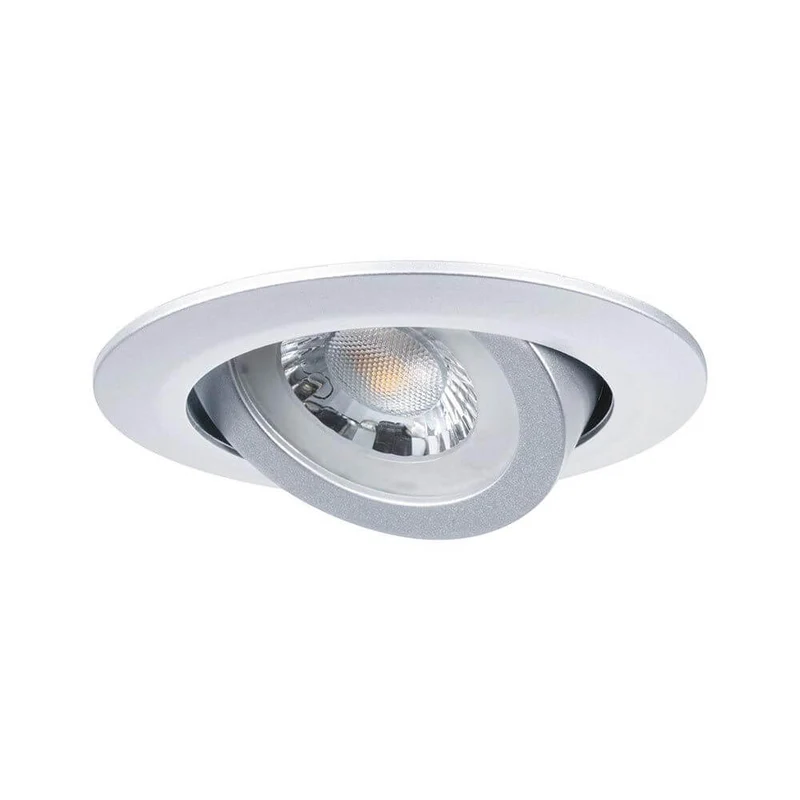 LED Einbauleuchte 3er-Set schwenkbar Rund 8,2cm Chrom-Matt