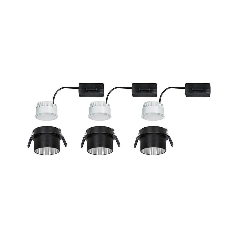 LED Einbauleuchte Gil Basis-Set Rund mit Stufen-Dimmer