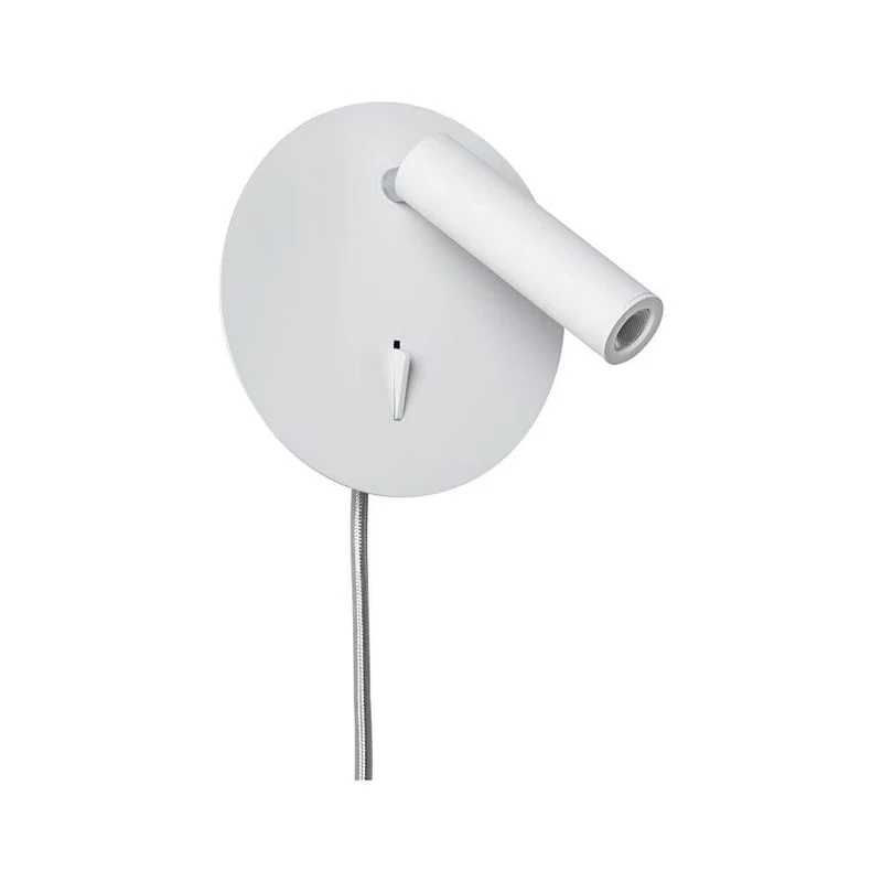 LED Lese- & Wandleuchte Tabari Weiß, Chrom