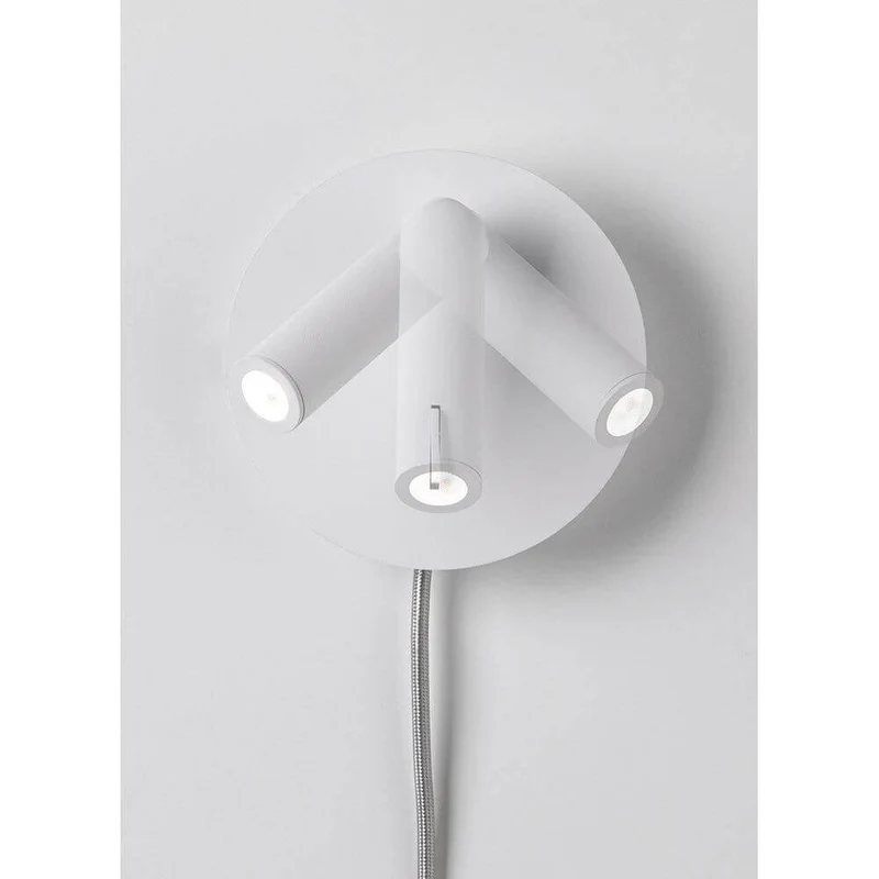 LED Lese- & Wandleuchte Tabari Weiß, Chrom