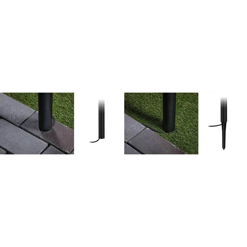 LED Weg- & Pollerleuchte Flarea 60cm Schwarz IP65