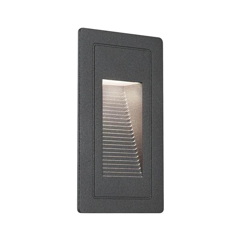 LED Außen-Wandeinbauleuchte High Schwarz IP65