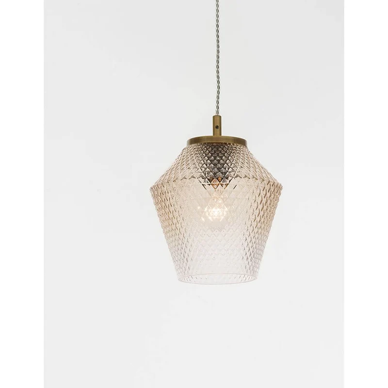 Magio Pendellampe Cognac Farbverlauf