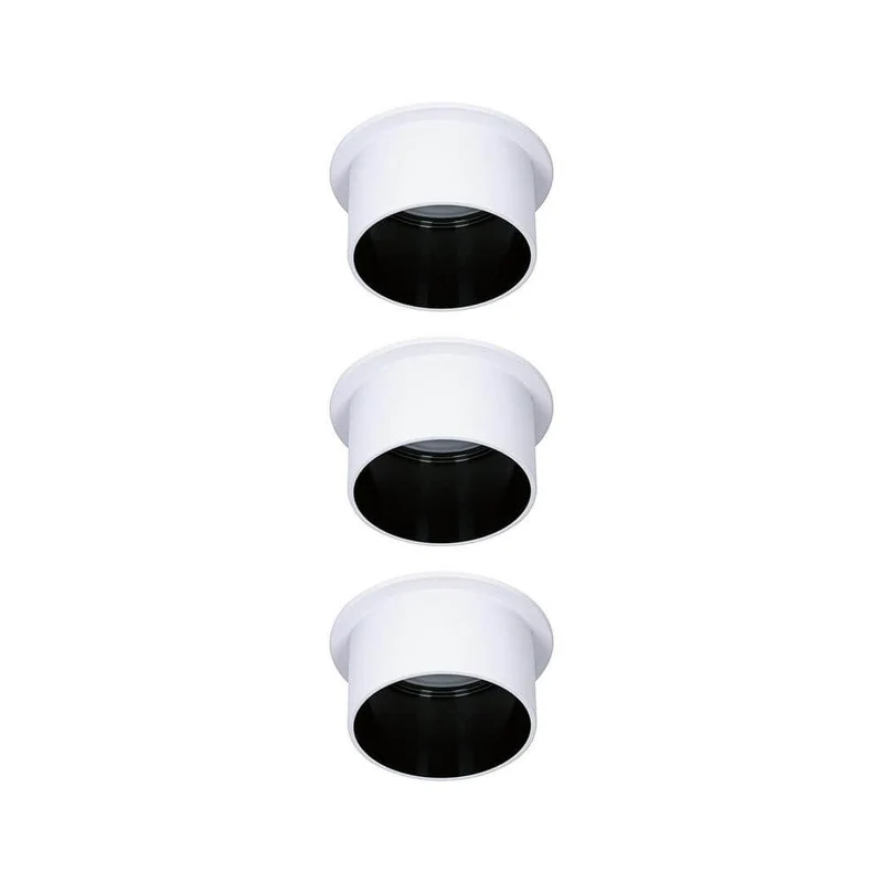 LED Einbauleuchte Stufen-Dimmer Gil LED Basis-Set Schwarz, Weiß