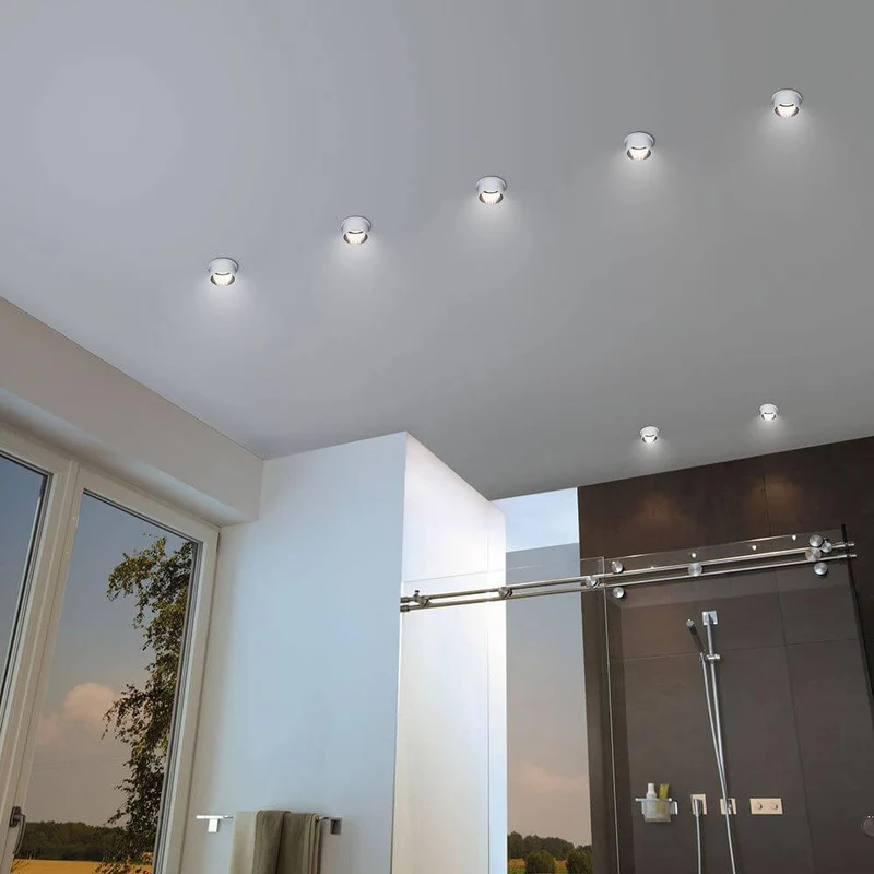 LED Einbauleuchte Gil Schwarz, Weiß IP44