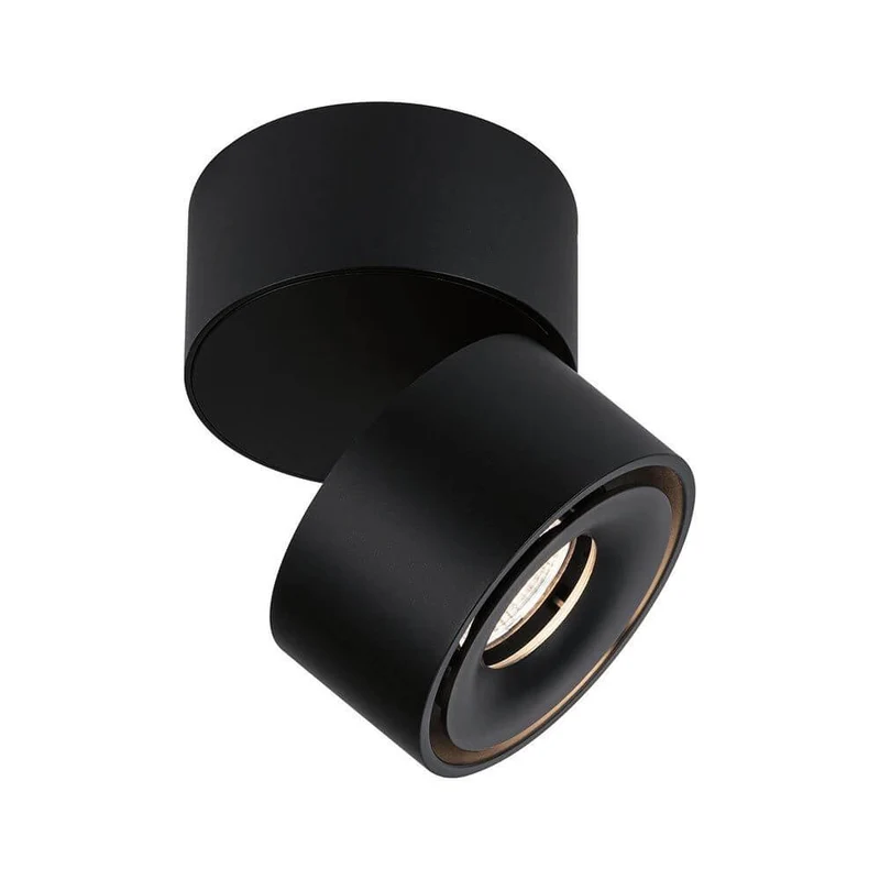 LED Decken Strahler Spircle Schwarz-Matt