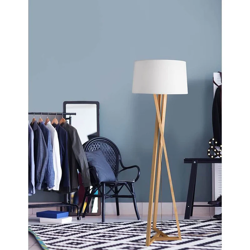 Salino Stehlampe Naturholz