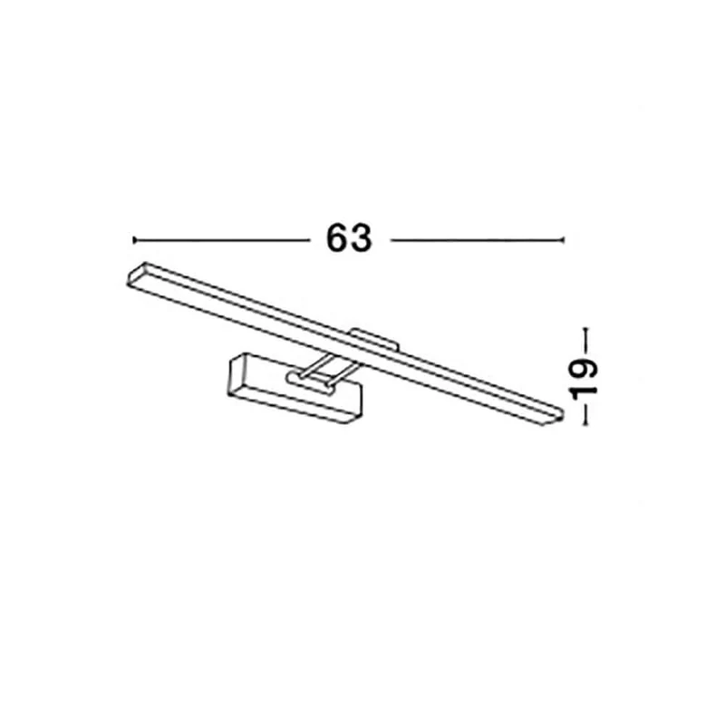 Rosa LED Bad Wandleuchte IP44