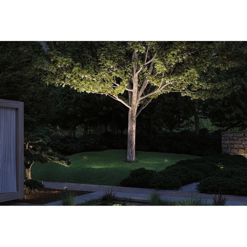 Plug & Shine LED Gartenstrahler Radon IP65 Grau