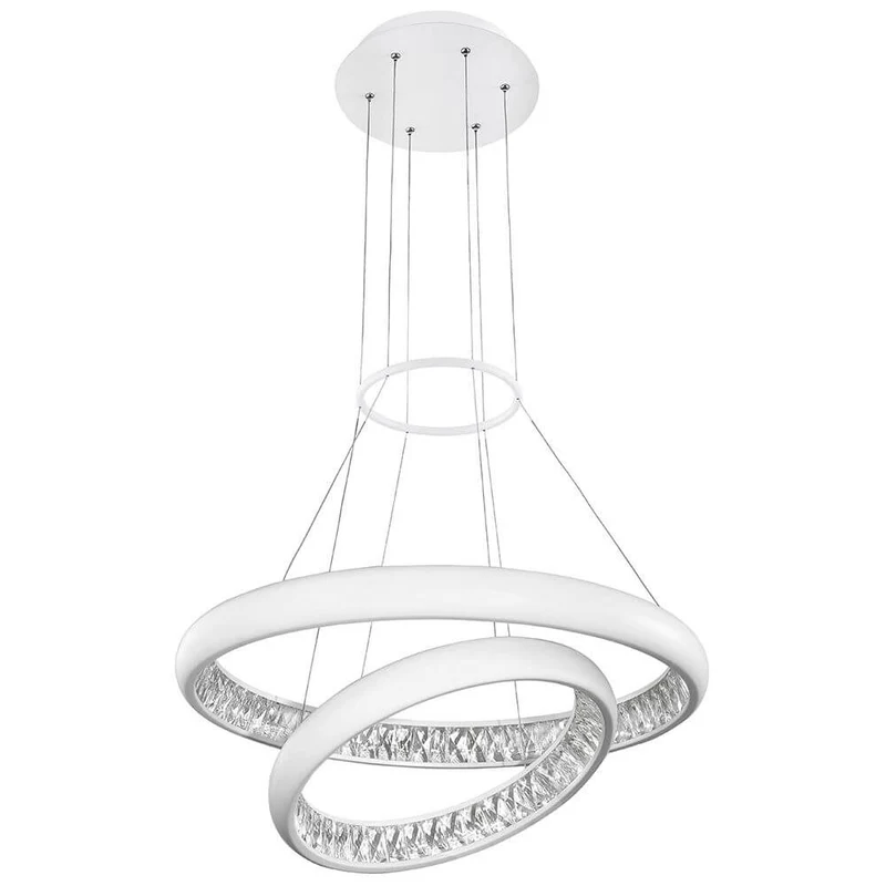Lumi LED Hängeleuchte Ø 60cm Weiß