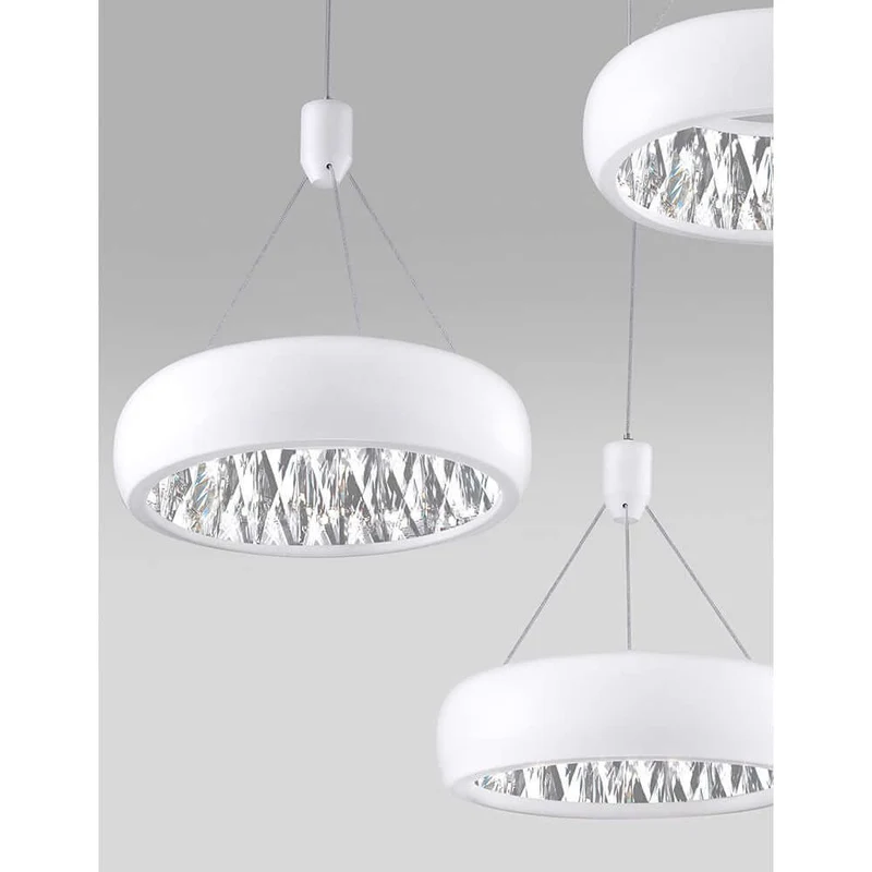 Lumi LED Hängelampe 3-flammig Weiß