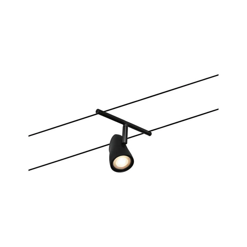 CorDuo Seilsystem Cup Basis-Set Schwarz-Matt, Chrom