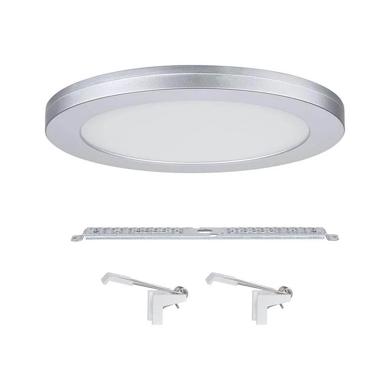 LED Einbaupanel 2 in 1 Cover-it Rund Chrom-Matt