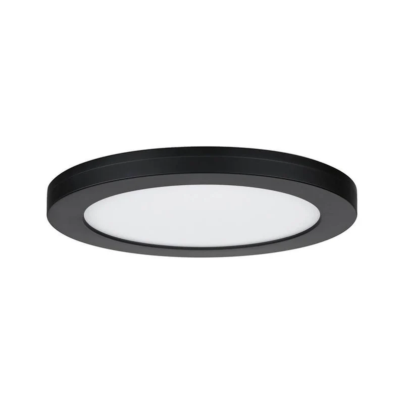 LED Einbaupanel 2 in 1 Cover-it Rund Schwarz