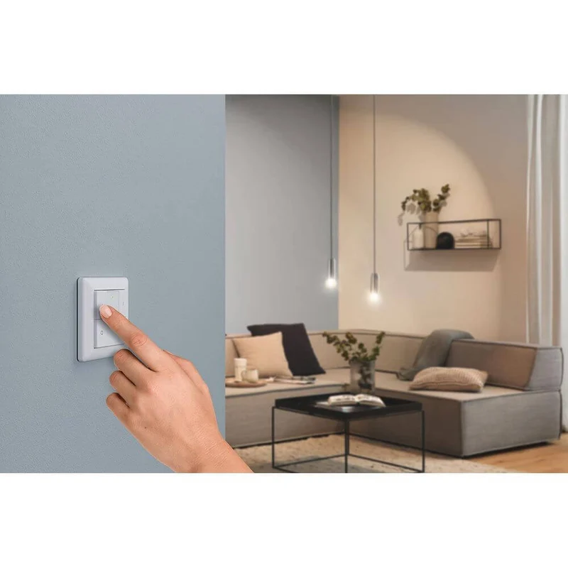 Wandschalter Smart Home Zigbee On-Off Dimmung Weiß