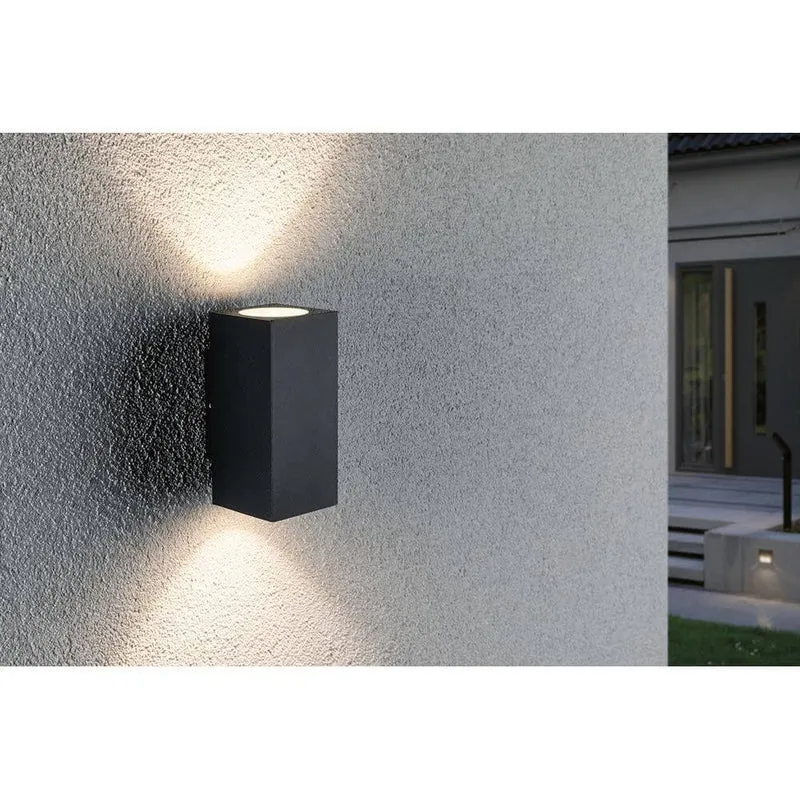 LED Außenwandleuchte Flame Anthrazit Metall