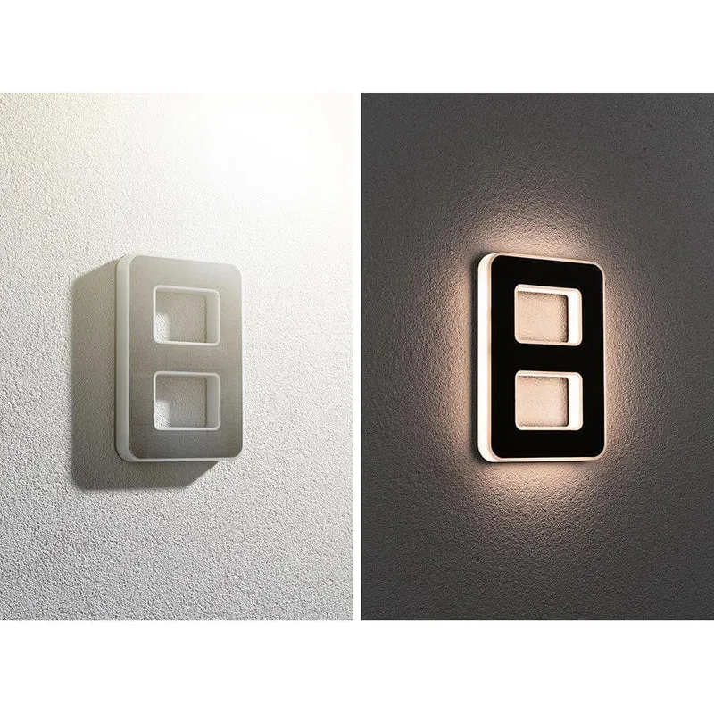 Solar LED Hausnummernleuchte Nummer 8
