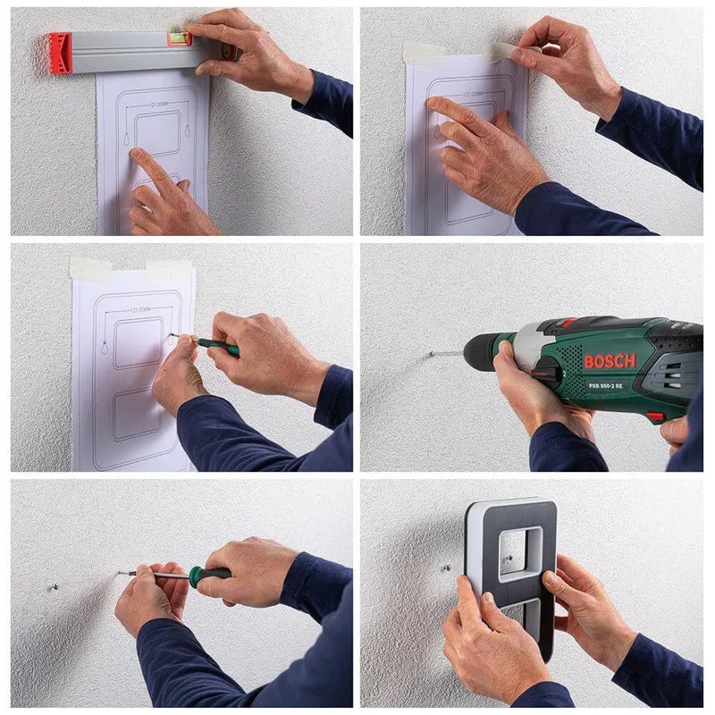 Solar LED Hausnummernleuchte Nummer 5