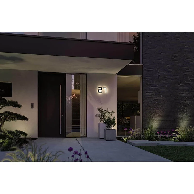 Solar LED Hausnummernleuchte Nummer 2