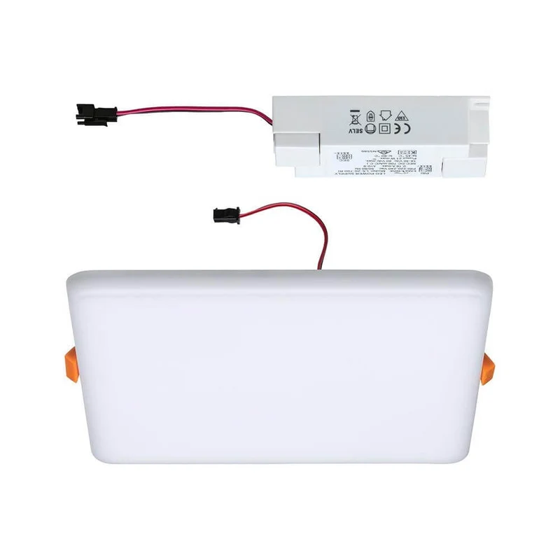 VariFit LED Decken Einbaupanel Veluna Eckig Satiniert