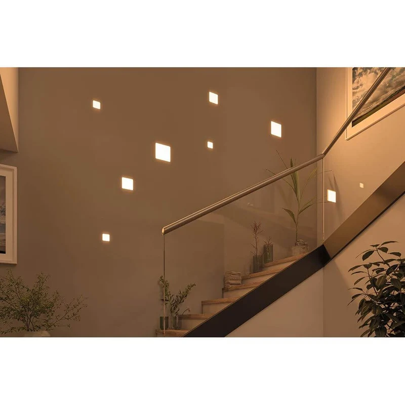 VariFit LED Einbaupanel Veluna 7,5 x 7,5 cm Eckig Satin