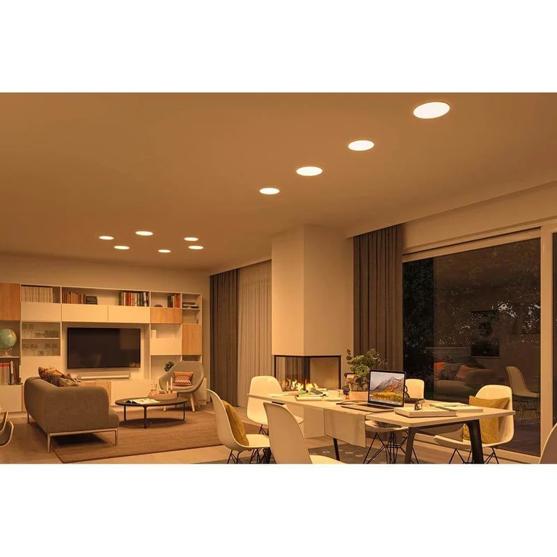 VariFit LED Einbaupanel Veluna Ø 18,5cm Satiniert IP44