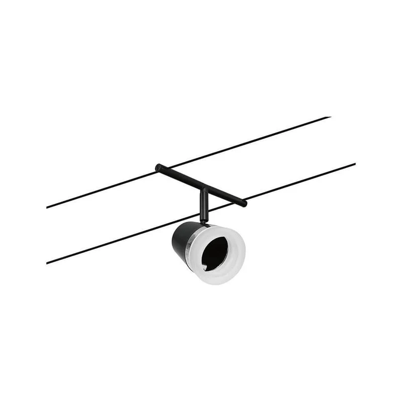 CorDuo Seilsystem 5-flammig Cone Basis-Set Schwarz, Chrom