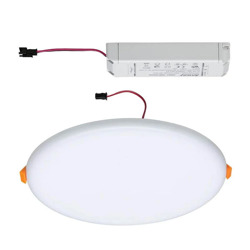 VariFit LED Einbaupanel Veluna mit 3-Stufen-Dimmer Ø 21,5cm Satiniert