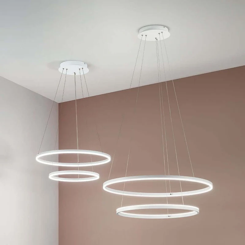 Giotto LED Hängeleuchte 2 Ringe