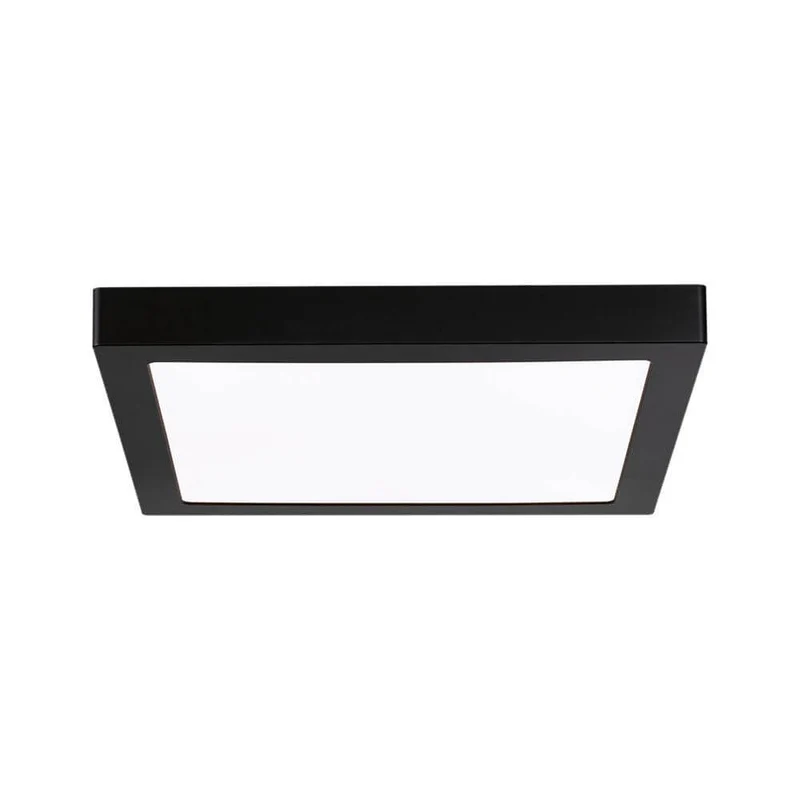 LED Panel Abia Eckig Schwarz