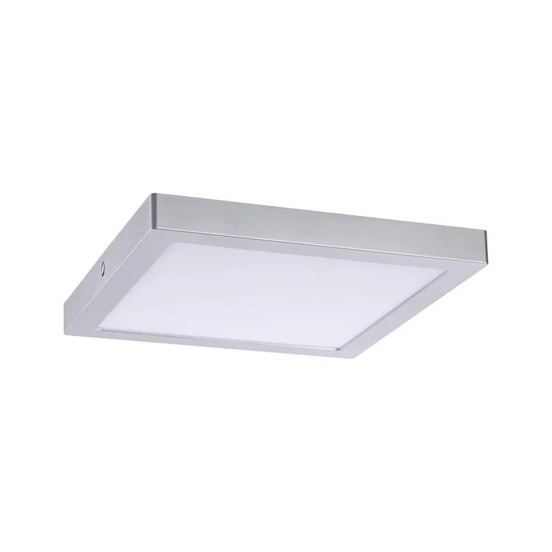 LED Panel Abia Eckig Satiniert, Chrom