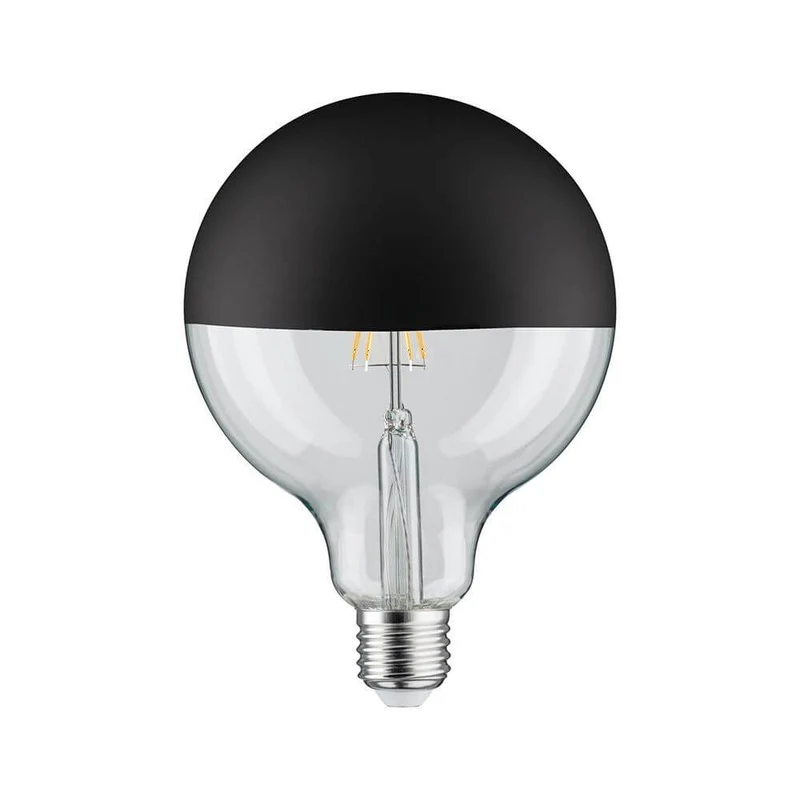 E27 6,5W LED Kopfspiegel Schwarz-Matt Dimmbar 2700K