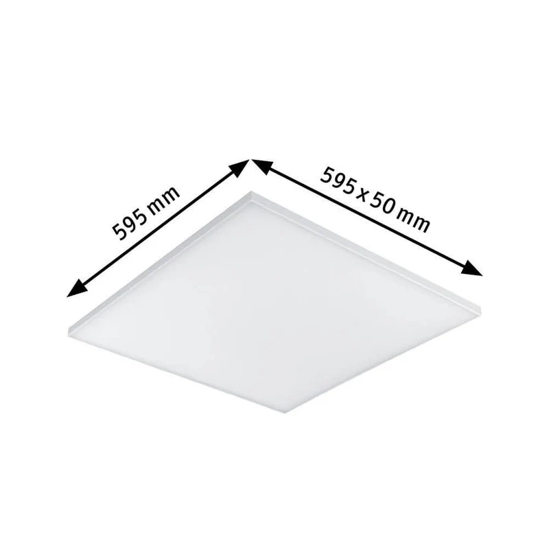 LED Panel Smart Home Zigbee Velora Quadratisch Weiß-Matt