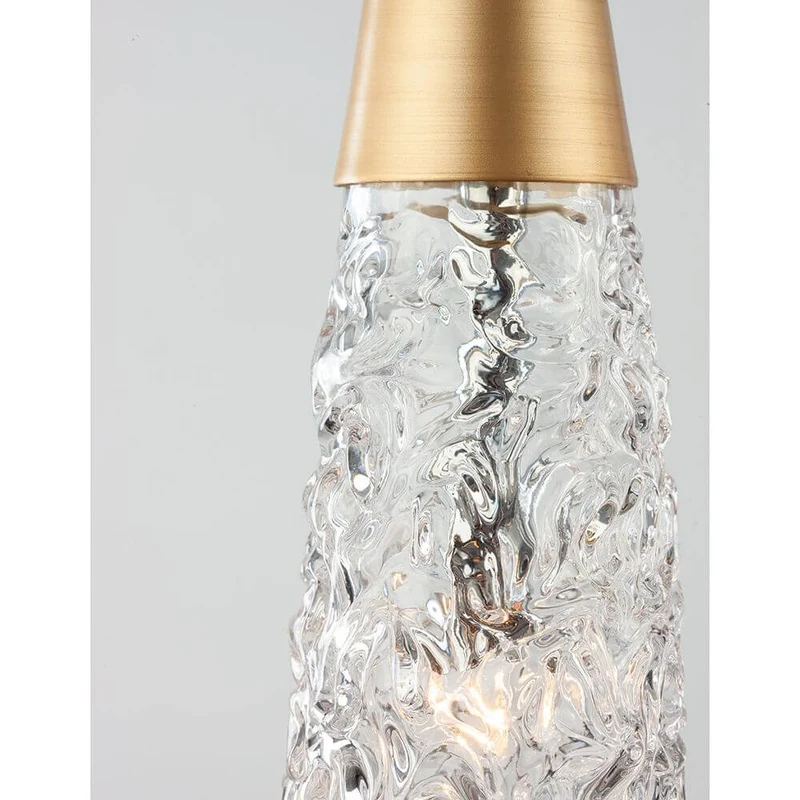 Kovac Hängeleuchte 5-flg Metall Glas