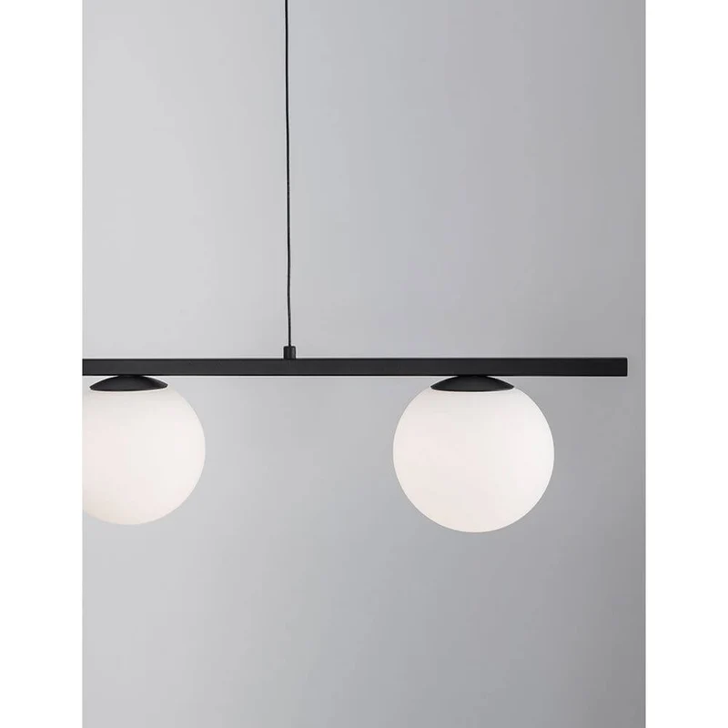 Joline LED Glas-Hängeleuchte Schwarz