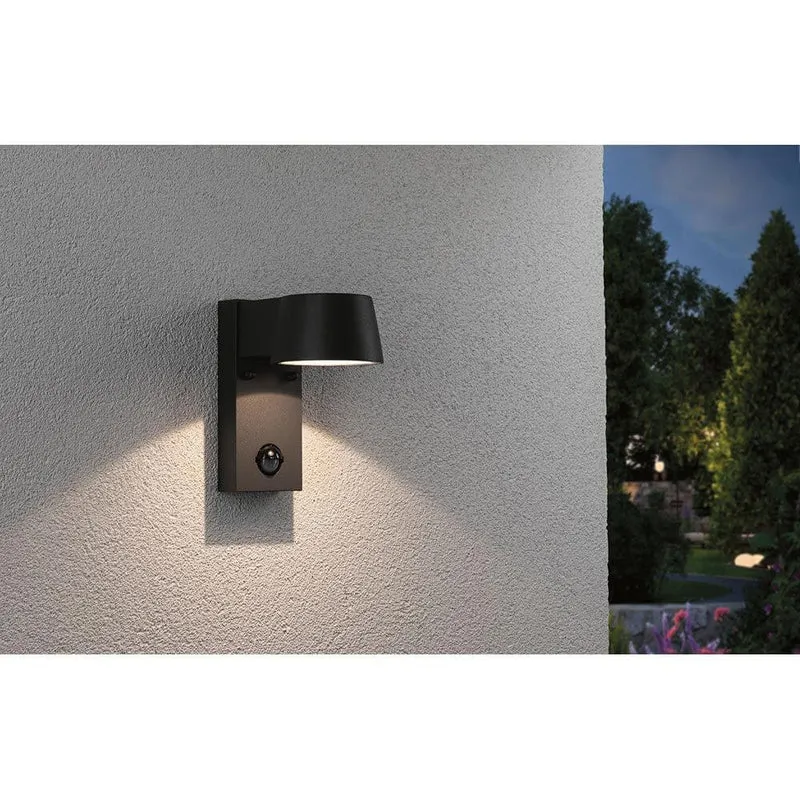 LED Außen Wandleuchte Capea Anthrazit mit Bewegungssensor