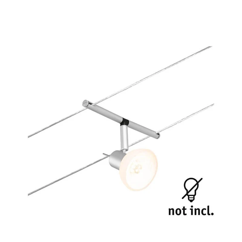 CorDuo Seilsystem Sheela Einzelspot Chrom-Matt